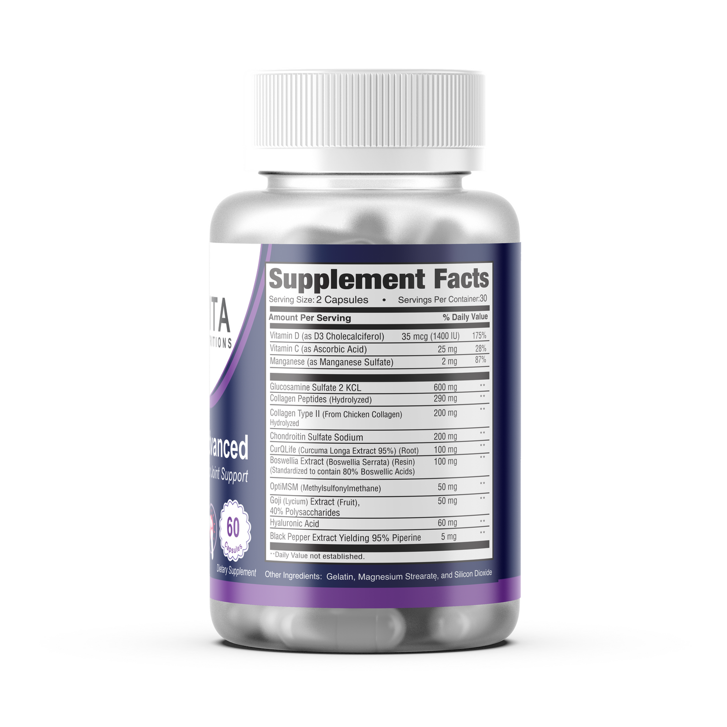 HG Fusion Advanced with CurQLife Curcumin for Joint Support